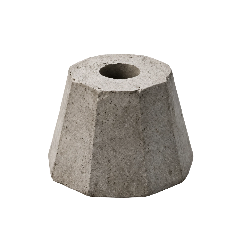 Dado de concreto de 4 cm