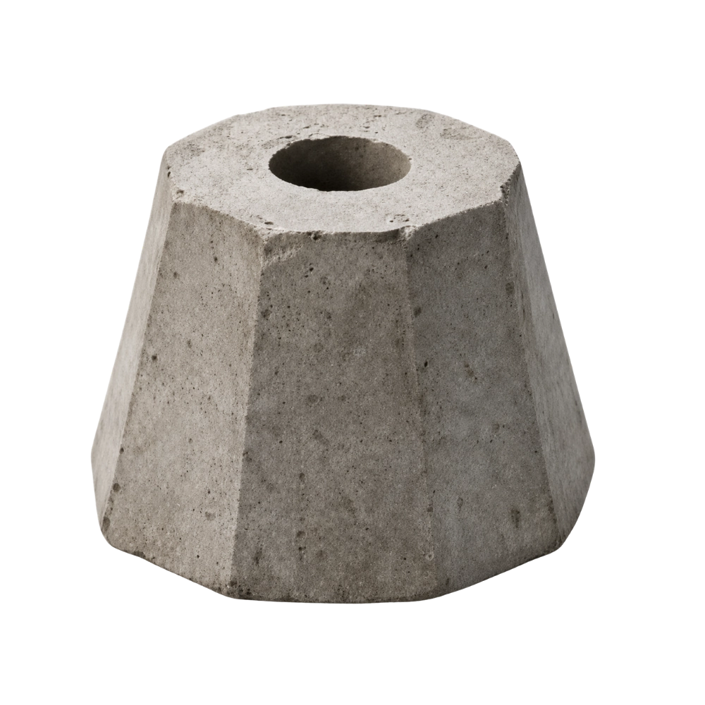 Dado de concreto de 5 cm